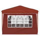  Zložljivi šotor za zabave 288 x 288 x 245 cm Terakota, (5000248666) | Shoptok.si