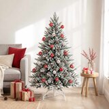  Set božićnih kuglica 30 kom. Srebrna, plava i tirkizna Ø 6 cm | shoptok.hr