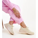 Gemre Beige fabric sneakers Milena | shoptok.hr