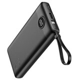 Veger prenosna baterija z vgrajenimi kabli C10 10000 mAh, črna Cene