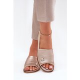 Zazoo Leather Elegant Ballet Flats With Open Toes Beige 1865 | Shoptok.si