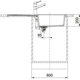 Franke Pomivalno korito SIRIUS S2D 611-100 143.0590.212 - carbon | Shoptok.si