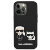 Karl Lagerfeld Originalen ovitek KLHCP13LSSKCK za iPhone 13 Pro črn silikonska zaščita - Full Bodies | Shoptok.si