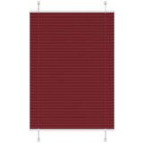 vidaXL Plisirana roleta Bordeaux crvena 85x150 cm Širina tkanine | shoptok.hr