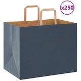  Papirnate vrećice 250 kom s ručkama plave 32x22x24 cm | Eponuda.com