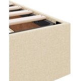  Krevet s od storage s uzglavljem 2 kom. Krem Lažna koža 180 x 200 cm | Shoptok.si