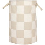OYOY Living Design Bež/kremno bel tekstilni koš za perilo Chess – Cene