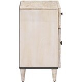  Ormar za krevet Bijelo 50 x 33 x 60 cm Čvrsto drvo manga | shoptok.hr