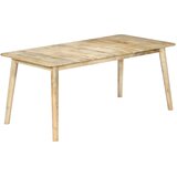  Blagovaonski stol od masivnog drva manga 180 x 90 x 76 cm | Eponuda.com