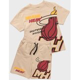 Sinsay Široki NBA sportski set: majica loose kroja i duže kratke hlače Miami Heat | shoptok.hr