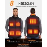HILLSLTR ogrevani telovnik z 8 grelnimi conami in 3 nastavitvami temperature odprta embalaža | Shoptok.si