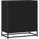  Komoda crna 68x35x76 cm konstruirano drvo | Eponuda.com