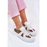 Boto Women Sneakers With Leopard Print On Platform White Nativira | shoptok.hr