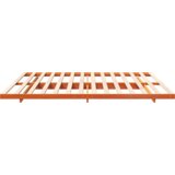  Krevet s daskama Voštano smeđa 200 x 200 cm Masivna borovina | shoptok.hr