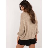 Italy Moda Sweater-MI-SW-2911.91-dark beige | Shoptok.si