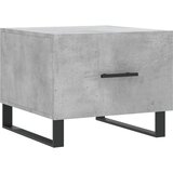 Maison Chic Klubska mizica - kavna mizica - Nizka mizica betonsko siva 50x50x40 cm inženirski les, (21754701) | Shoptok.si