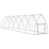  Kavez za kokoši srebrni 600 x 105 x 120 cm od pocinčanog čelika | Eponuda.ba