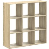Maison Chic Knjižna omara - Knjižni regal sonoma hrast 102x32x102 cm inženirski les, (21725009) Cene