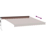 Tenda na automatsko uvlačenje smeđa 400 x 350 cm | shoptok.hr