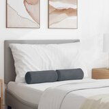 vidaXL valjkasti jastučići 2 pcs tamno siva Ø 15 x 40 cm Cijene