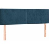  LED uzglavlje tamnoplavo 144x5x78/88 cm baršunasto | shoptok.hr