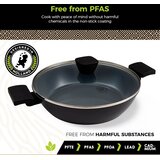 BE Living Niska posuda za kuhanje s poklopcem Delight Black 28 cm | shoptok.hr