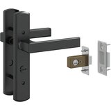 Staklena vrata Rezbarija Crna 102,5 x 3,5 x 201,5 cm Aluminij | shoptok.hr