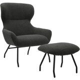 Livetastic FOTELJ – SET, antracit tekstil | Shoptok.si