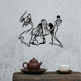 Wallity zidna dekoracija Alba S, 52x42cm, Crna | ePonuda.com