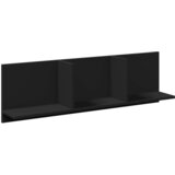 Maison Chic Stenska omarica - Zidna omarica 100x16,5x30 cm črna inženirski les iu1320, (22063661) | Shoptok.si