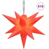  Božićna svjetiljka 10 LED crvena 10 cm | shoptok.hr