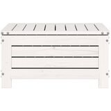  Vrtni tabure bijeli 62 x 63,5 x 32 cm od masivne borovine | shoptok.hr