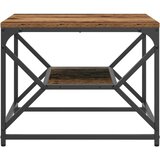 vidaXL Stari les Trden predelan les in kovina 51 x 50 x 40 cm | Shoptok.si