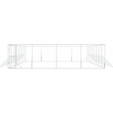  kavez za pse srebrni 8 x 16 x 2 m od pocinčanog čelika | Eponuda.com