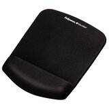 Fellowes "PlushTouch™" podloga za miško, polnjena s peno, s podporo za zapestje, črna | Shoptok.si