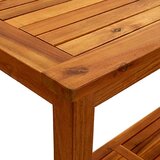  Vrtni konzolni stol 110x40x75 cm od masivnog bagremovog drva | shoptok.hr