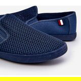 EVENTO PE1 Men's Openwork Sneakers Canvas Shoes Navy Blue Koboru | shoptok.hr