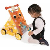Janod drvena multi-aktivnosna kolica za učenje hodanja i vježbanje motorike cat baby | shoptok.hr