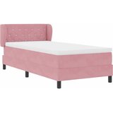  Krevet s opruga kutije Ružičasta 90 x 190 cm Baršun | shoptok.hr