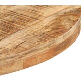 vidaXL Bistro miza okrogla Ø 80x75 cm robusten mangov les | Shoptok.si