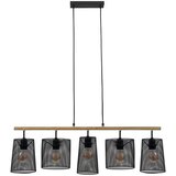 BRILO 4078-054 - Luster na sajli WOOD & STYLE 5xE27/60W/230V Cene