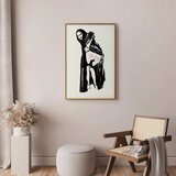  Plakat - Painful Sitting 29.7x42 Zlatni okvir | shoptok.hr