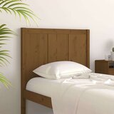  Posteljno vzglavje medeno rjavo 105,5x4x100 cm trdna borovina, (20645002) | Shoptok.si
