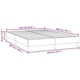  Box spring posteljni okvir svetlo siv 140x200 cm blago, (20739078) | Shoptok.si