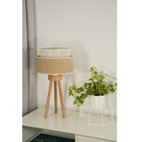  Duolla - Stona lampa YUTE BOHO, 1xE27/15W/230V, prečnik 25 cm, braon/krem | Eponuda.com