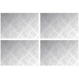  Stepenica Pravokutni 4 pcs Srebrno 30 x 20 cm Aluminij | Eponuda.ba