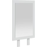  toaletna mizica z ogledalom FAUSKE, bela, 76x50x143 cm | Shoptok.si