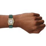 Fossil Analogna ura 'HARLOW' zlata / zelena / črna / bela | Shoptok.si
