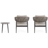 BIZZOTTO kaki zeleno-sivorjava aluminijasta vrtna garnitura za 2 osebi millor – | Shoptok.si