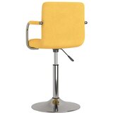 vidaXL Jedilni stol rumeno blago, (20940225) | Shoptok.si